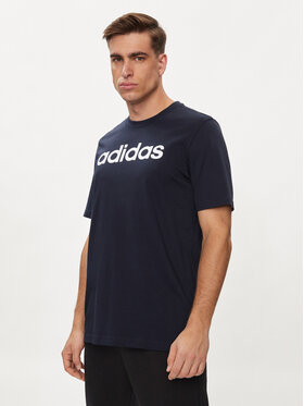 adidas adidas Футболка Essentials Single Jersey Linear Embroidered Logo T-Shirt IC9275 Голубий Regular Fit