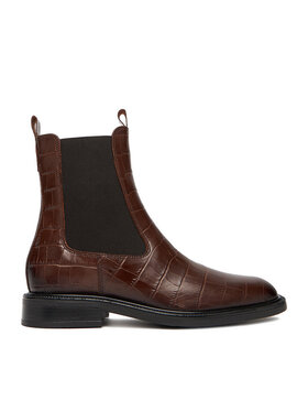 GINO ROSSI Členková obuv s elastickým prvkom Gino Rossi C-PETRA-25478PE-C Hnedá