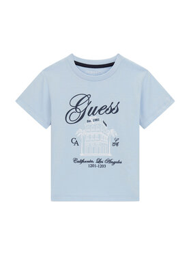 Guess Guess Футболка N6GI00 K8HM4 Блакитний Regular Fit