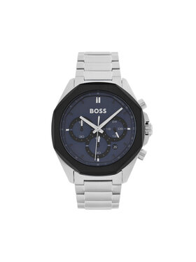 BOSS Hodinky BOSS Cloud 1514015 Strieborná