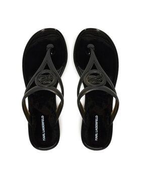 KARL LAGERFELD В'єтнамки KARL LAGERFELD Jelly Thong KL80007A Чорний