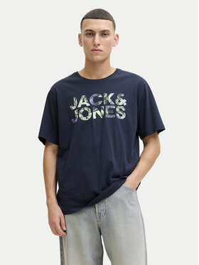 Jack & Jones Jack & Jones Camiseta Ejeff Logo 12288536 Azul marino Regular Fit