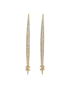 Elisabetta Franchi Ausskari Elisabetta Franchi OR-31A-56E2-V300 Zelta