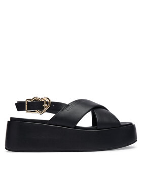 LOVE MOSCHINO Босоніжки LOVE MOSCHINO JA16137I0OIA0000 Чорний