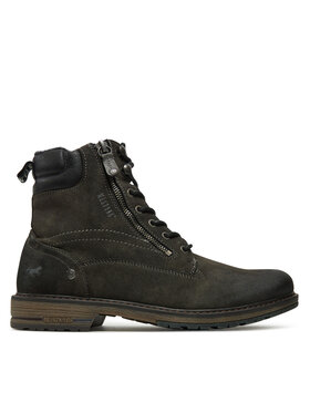 Mustang Šnurovacia obuv Mustang 4157-609 Sivá