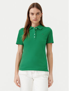 Tommy Hilfiger Tommy Hilfiger Polo 1985 WW0WW43225 Zelena Slim Fit