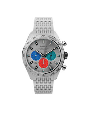 Timex Hodinky Timex Waterbury Chronograph TW2V42400 Strieborná