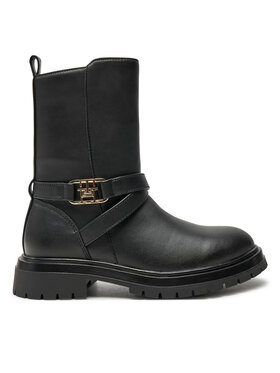 Tommy Hilfiger Členková obuv Tommy Hilfiger T3A5-33574-1351 M Čierna