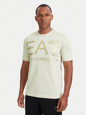 EA7 Emporio Armani EA7 Emporio Armani Camiseta 7M002200 AF27188 U1079 Beis Regular Fit