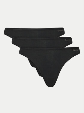 Calvin Klein Underwear Calvin Klein Underwear Stringų komplektas 000QD5217E Juoda