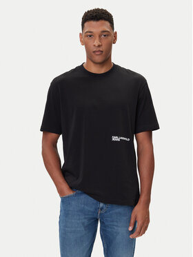Karl Lagerfeld Jeans Karl Lagerfeld Jeans Camiseta A4M17030 Negro Relaxed Fit