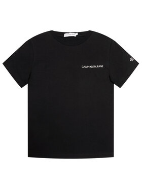 Calvin Klein Jeans Calvin Klein Jeans T-Shirt Chest Logo IB0IB00456 Μαύρο Regular Fit