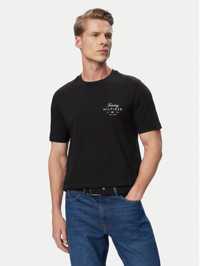 Tommy Hilfiger Tommy Hilfiger Camiseta MW0MW43224 Negro Regular Fit