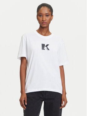 Karl Lagerfeld Jeans Karl Lagerfeld Jeans Camiseta A3W17094 Blanco Regular Fit