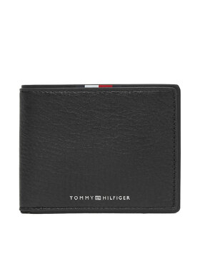 Tommy Hilfiger Maks Tommy Hilfiger Th Corp Mini Cc Wallet AM0AM13739 Melns