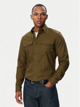 G-STAR G-Star Raw Πουκάμισο Marine D24963-C290 Χακί Slim Fit