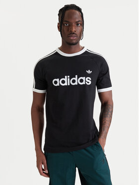 adidas adidas Camiseta 3-Stripes Ringer KF0417 Negro Slim Fit