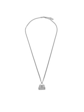 Marc Jacobs Намисто Marc Jacobs The St. Marc Cuban-Link Chain Necklace 2F3JNC001J37 Срібний