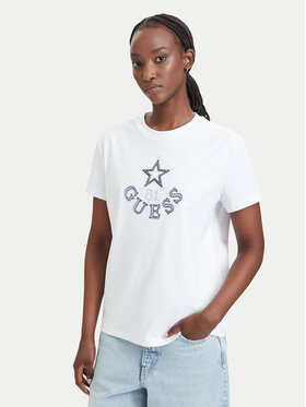 Guess Guess Camiseta V6YI04 K4268 Blanco Regular Fit