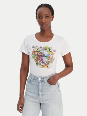 Liu Jo Liu Jo Camiseta WA6476 JS923 Blanco Regular Fit