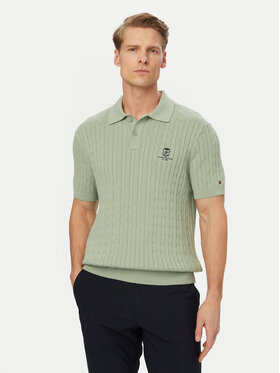 Tommy Hilfiger Tommy Hilfiger Polo MW0MW42788 Verde claro Regular Fit