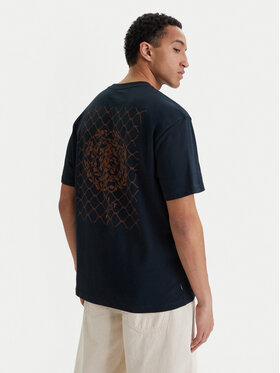 Element Element Camiseta Anyways ELYZT00568 Azul marino Relaxed Fit