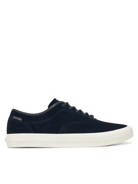 Tommy Hilfiger Tenisky Tommy Hilfiger Hi Vulc Low Oxford Suede FM0FM05401 Tmavomodrá