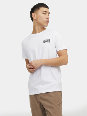 Jack & Jones Jack & Jones Футболка Corp 12151955 Білий Regular Fit
