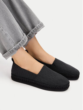 Calvin Klein Espadryle Calvin Klein All Over CK HW0HW02933 Czarny
