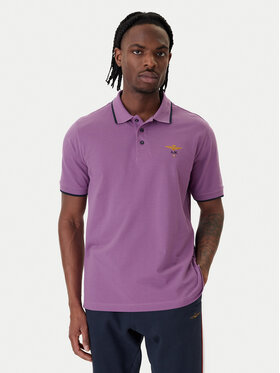 Aeronautica Militare Aeronautica Militare Polo 261PO1308UP00082 Violeta Regular Fit