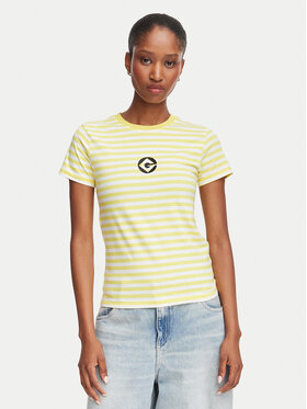 Guess Jeans Guess Jeans Póló W6YI60 K6413 Sárga Regular Fit