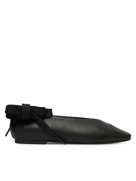 Tommy Jeans Ballerinas Tommy Jeans Tjw Ballerina With Laces EN0EN02939 Schwarz