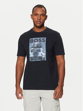 BOSS BOSS Футболка Te_Mextour 50535079 Cиній Regular Fit