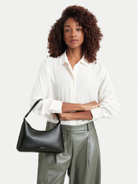 Calvin Klein Borsetta Calvin Klein Foil Logo Small Shoulder Bag LV04F3890G Nero
