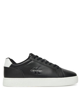 Calvin Klein Jeans Laisvalaikio batai Calvin Klein Jeans Classic Cupsole Mono Lth YM0YM01369 Juoda