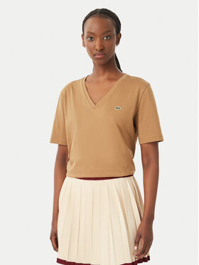 Lacoste Lacoste Camiseta TF7300 Marrón Regular Fit