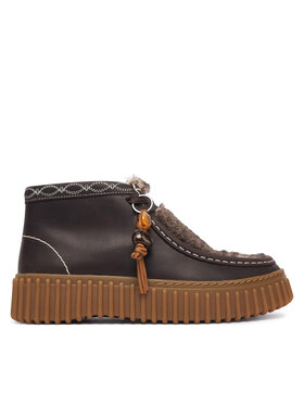 Clarks Черевики Clarks Torhill Moss 26327772 Коричневий