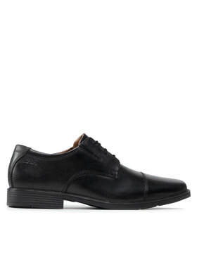 Clarks Туфлі Clarks Tilden Cap 261103097 Чорний