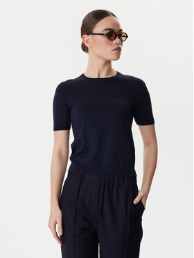 Weekend Max Mara Weekend Max Mara Camiseta Gabarra 2615361081 Azul marino Slim Fit