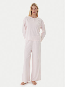 Tommy Hilfiger Tommy Hilfiger Pijama UW0UW06077 Rosa Relaxed Fit