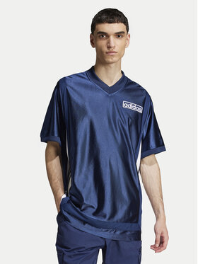adidas adidas T-Shirt Adibreak JD4248 Dunkelblau Loose Fit