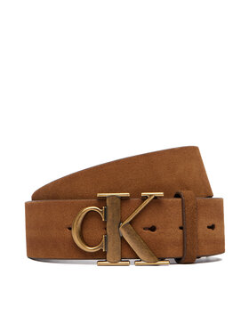 Calvin Klein Pasek Męski Calvin Klein LV04D7084G Brązowy