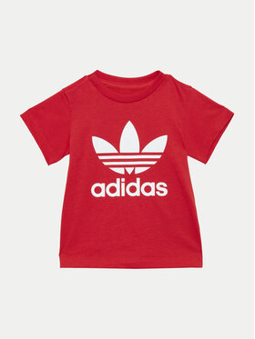 adidas adidas Футболка Trefoil IX5115 Червоний Regular Fit
