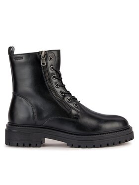 Geox Kotníková obuv Geox D Iridea D36HRK 00043 C9999 Černá