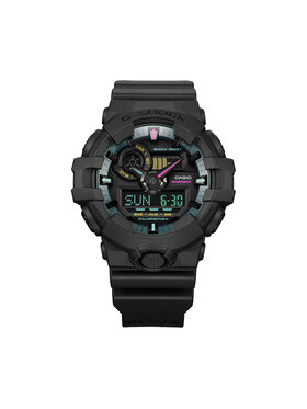 G-Shock Pulkstenis G-Shock Multi-Fluorescent Accents GA-700MF-1AER Melns