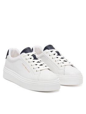 Tommy Hilfiger Сникърси Tommy Hilfiger Th Feminine Platform Monogram FW0FW09594 Бял