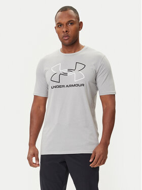 Under Armour Under Armour Marškinėliai Ua Gl Foundation Update Ss 1382915-011 Pilka Loose Fit