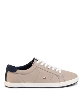 Tommy Hilfiger Tenisenes Tommy Hilfiger Iconic Long Lace Sneaker FM0FM01536AEP Bēšs