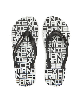 Armani Exchange Čības uz pirksta Armani Exchange XUQ002 XV676 N814 Melns