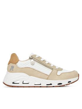 Rieker Sneakersy Rieker N5204-80 Biały